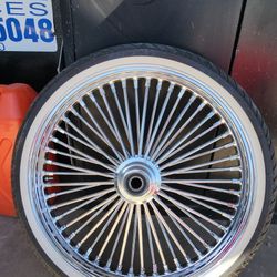 Harley Davidson Front Wheel And Tire 