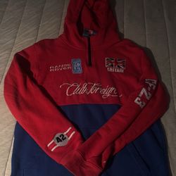 Club Foreign Sweatsuit red and blue