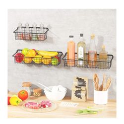 Wall Basket, 6 Set Extra Large 