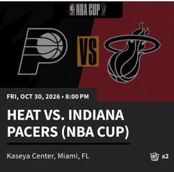 Miami Heat vs Indiana Pacers