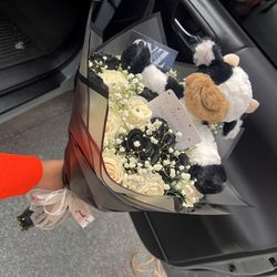 Cow Plush Bouquet