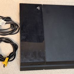 Sony PlayStation 4 PS4 Console 500GB Black With Power Cable & HDMI Cable