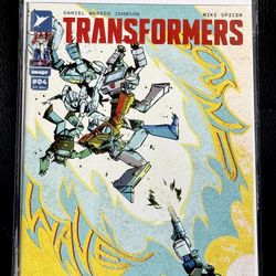 Transformers #4 Cover D Sanford Greene 1:25 Ratio Variant-NM