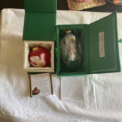 Pier One Imports Xmas Ornaments Both For $12.00