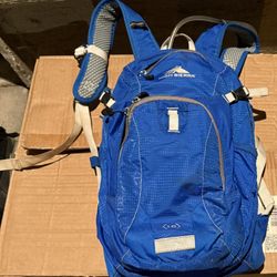 High Sierra Hydration Backpack Blue - with bladder