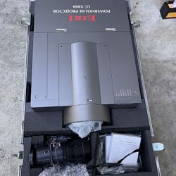 EIKI LC-X800 Projector with road case.