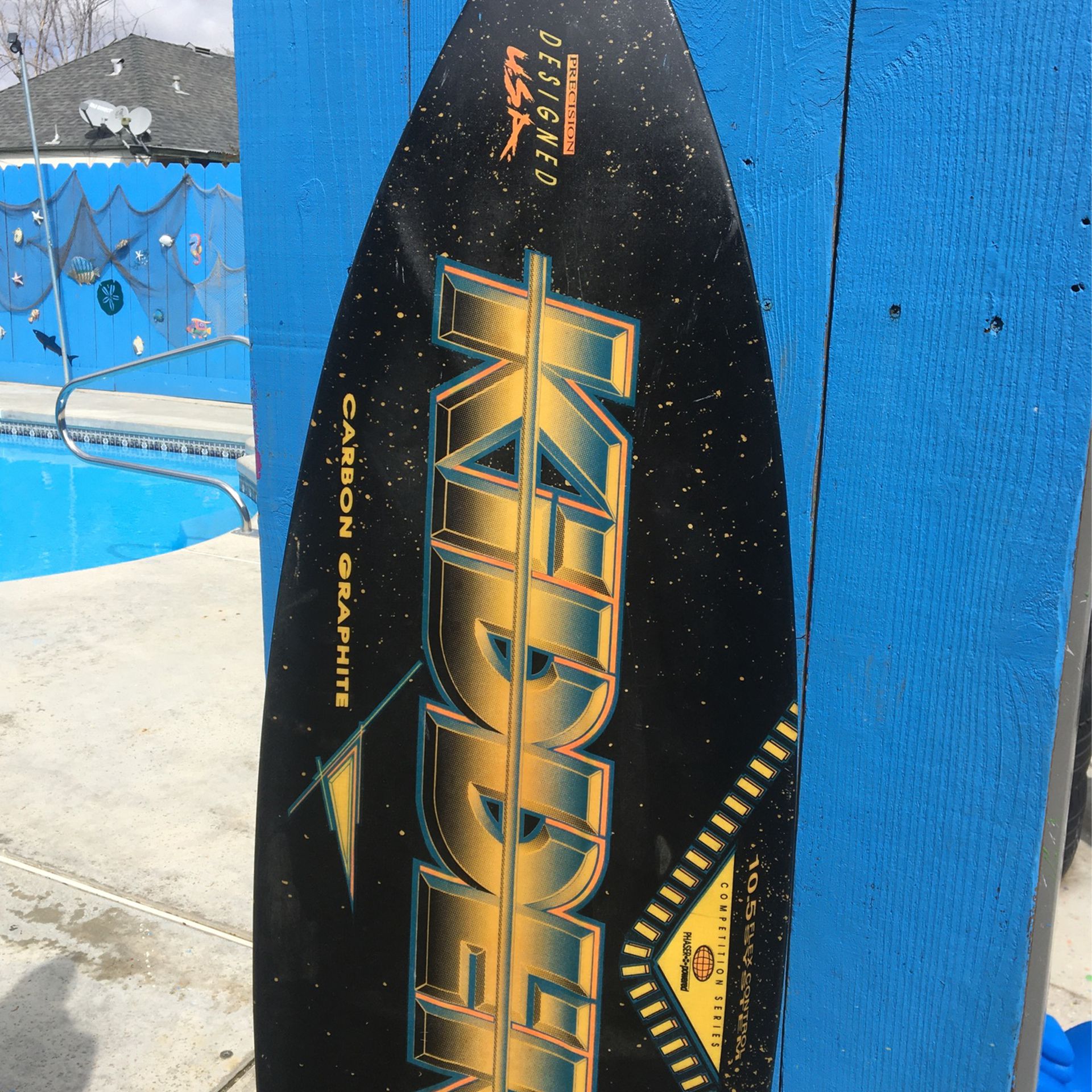GENUINE KIDDER AIRWAVE COMP-SERIES Carbon Graphite Wake Board For Lake  Isabella for Sale in Bakersfield, CA - OfferUp