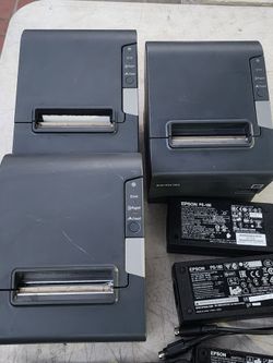 Epson TM-T88V (Model M244A) thermal POS receipt printers.