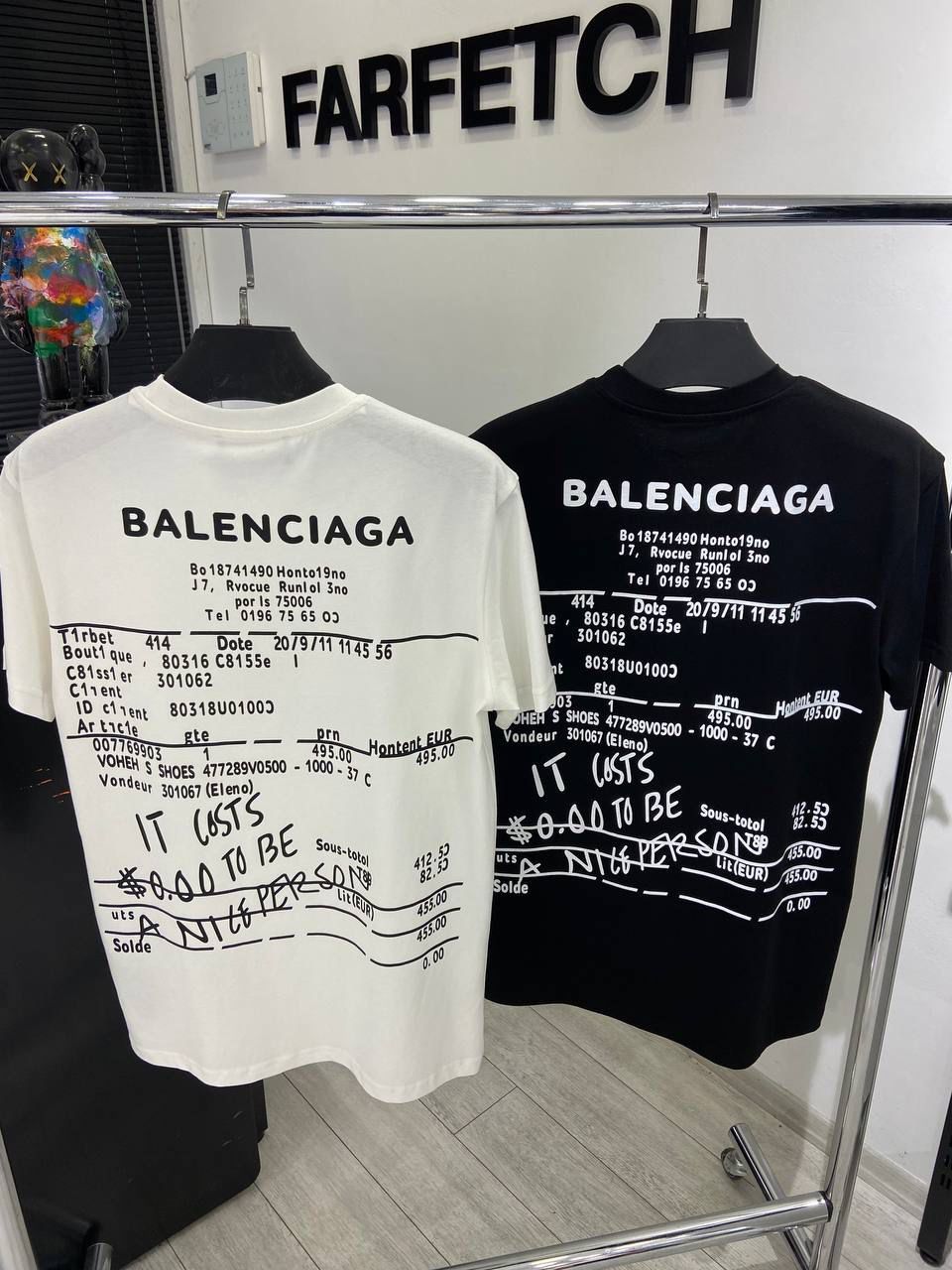 B.alenciaga T Shirt 👕. All Sizes Available . COLOR BLACK ONLY .Local Delivery And Pickup Available 