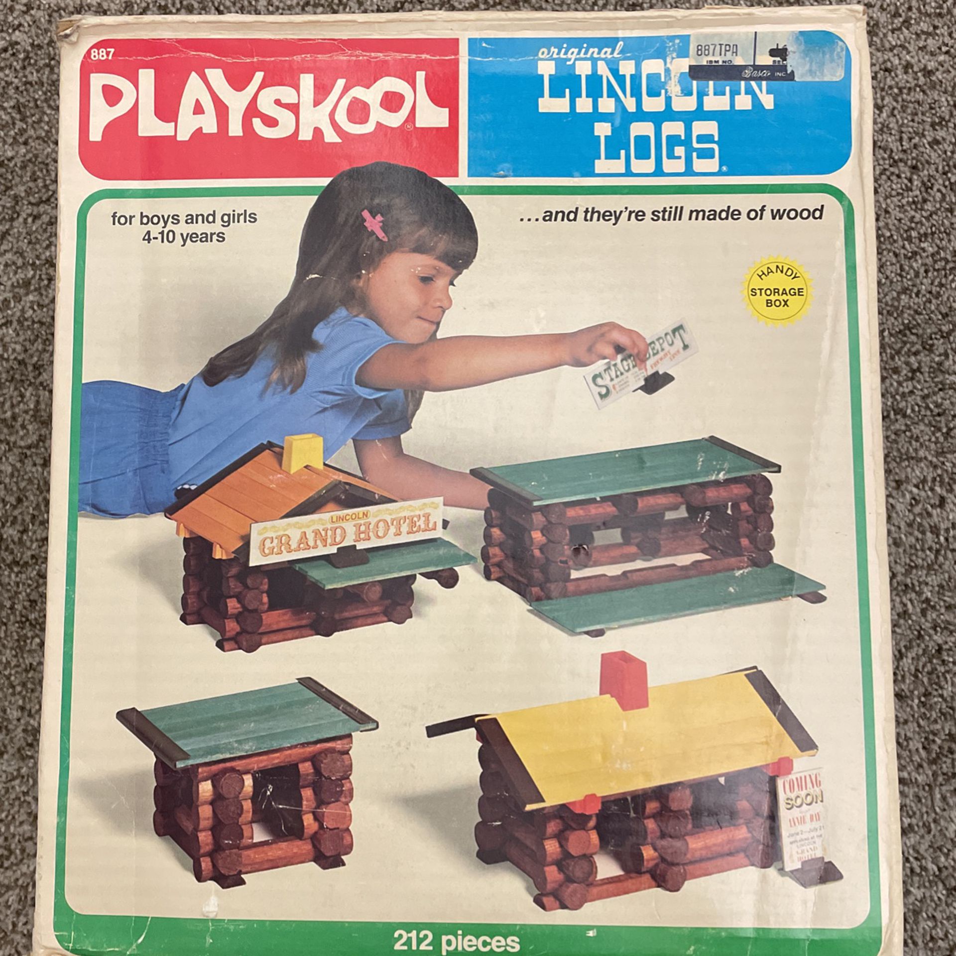 Playskool Lincoln Logs 1978
