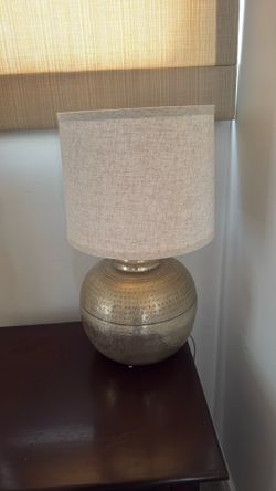 Brass table lamp