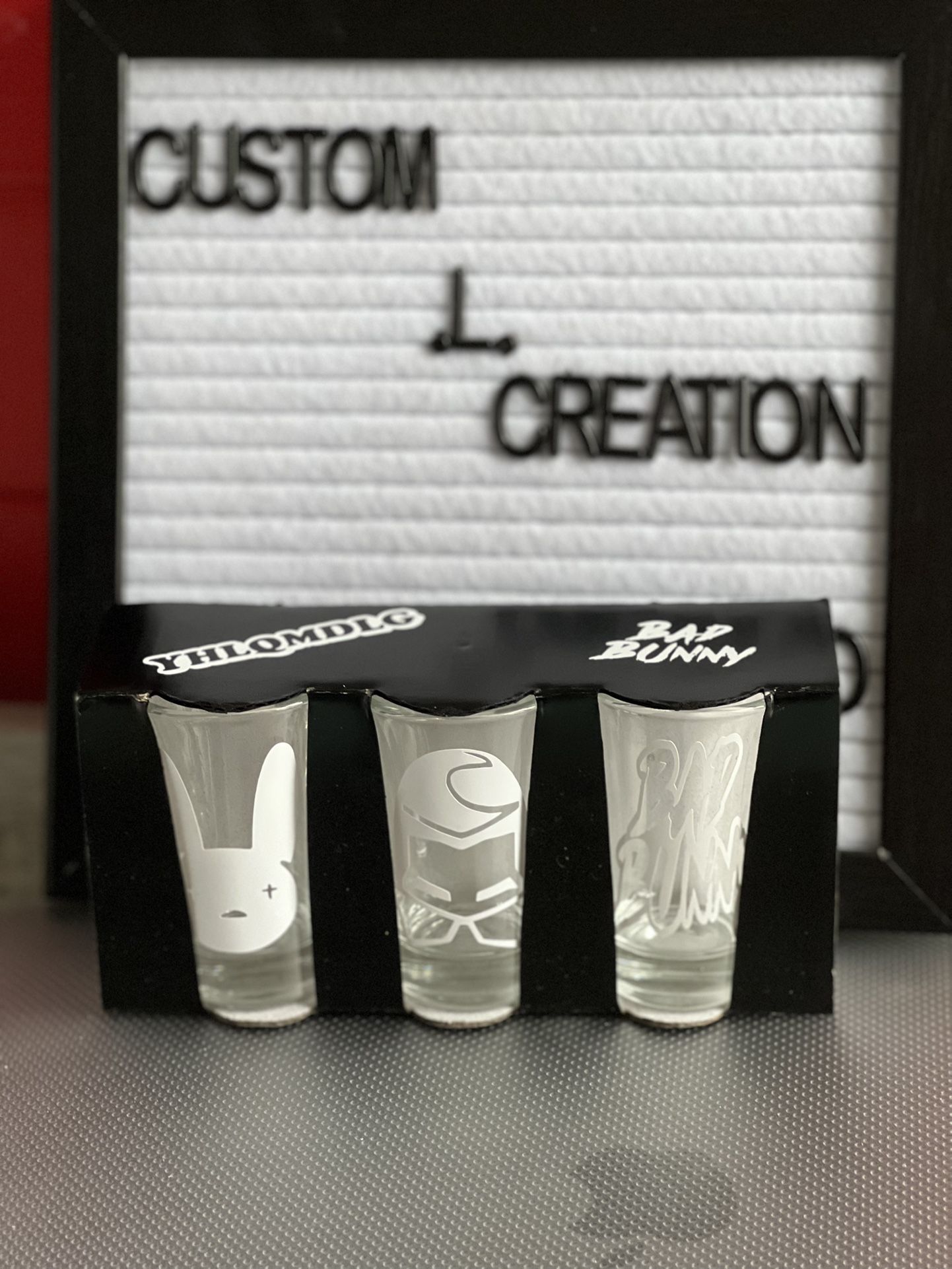 Bad Bunny Shot Glass