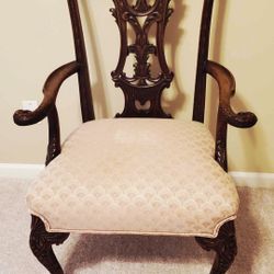 Vintage Chippendale Arm Chair