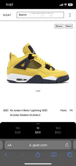 Jordan 4’s “lighting 4s”