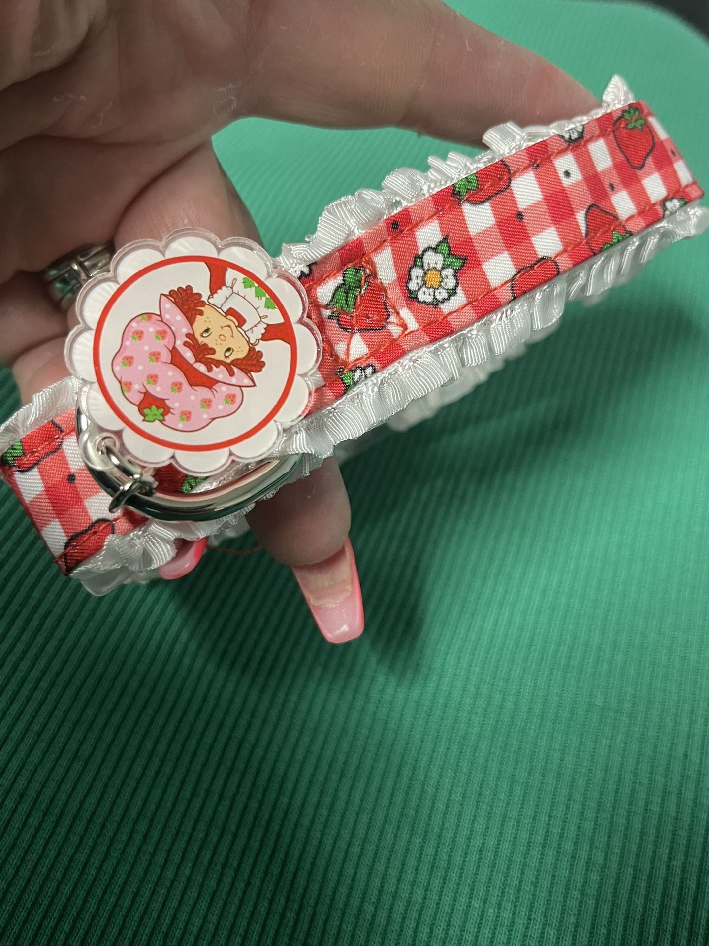 Strawberry Shortcake Dog Collar Size Small NWT