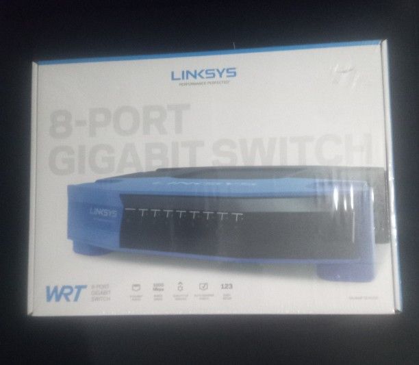 Linksys SE4008 WRT 8-Port Gigabit Hub Switch