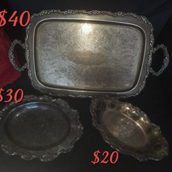 Vintage Serving Platters