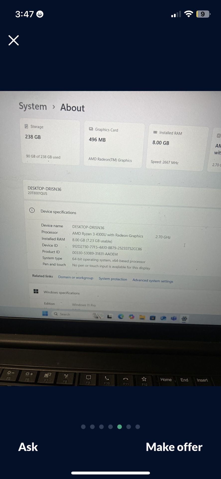 Gaming Laptop For Sell