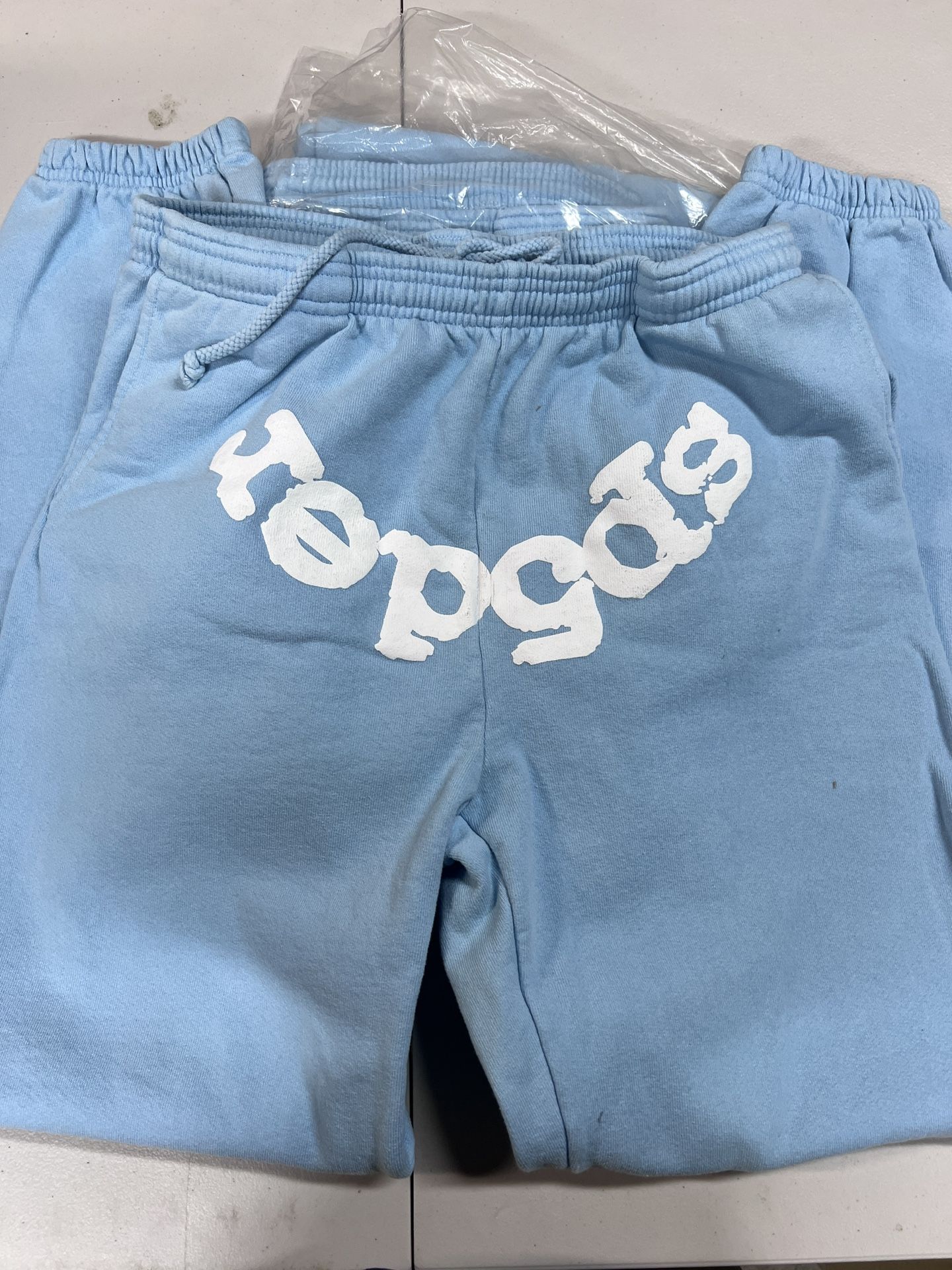 Sp5der Baby Blue Joggers Size 2XL