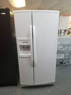 Kenmore elite 22cu.ft side by side fridge white 1 year warranty