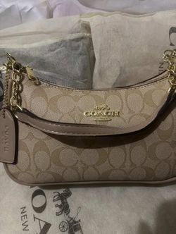 Brown Coach Shoulder Bag