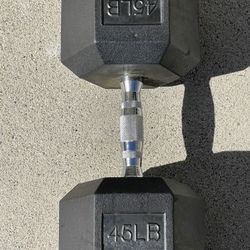 45 lb Hex Dumbbell