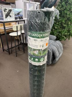 Garden Craft Green Vinyl Fence