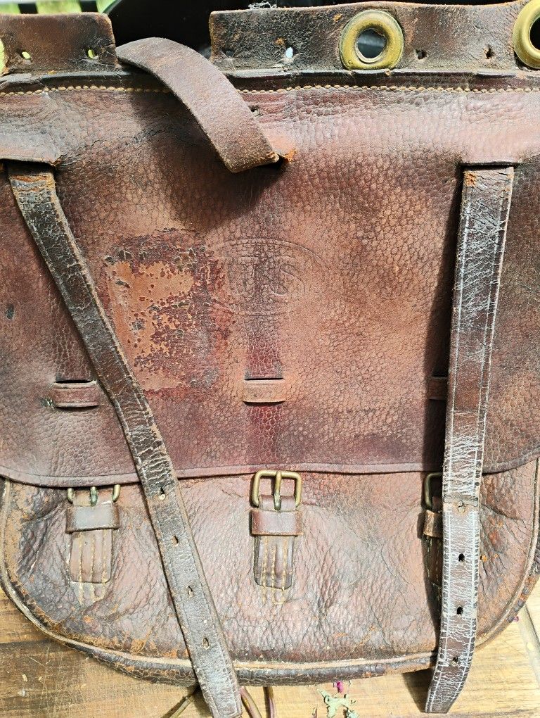 WWI US Calvary Motorcycle Saddle Bag