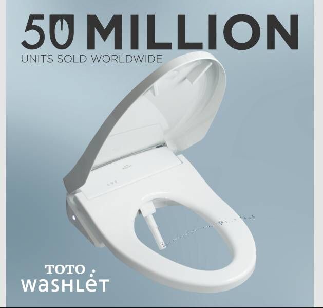 TOTO WASHLET C5 Electronic Bidet Elongated Toilet Seat in White for ...