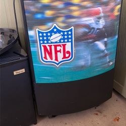 Little Refrigerator 30 1/2 Inches Tall And 22 1/2 Inches Depth. It Works Great Keeps Everything Cold.