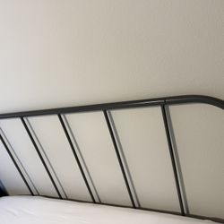 Queen Metal Bed Frame + FREE Mattress – $100