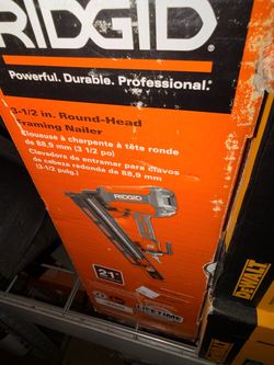 Ridgid Air Framing Nailer 21 gauge