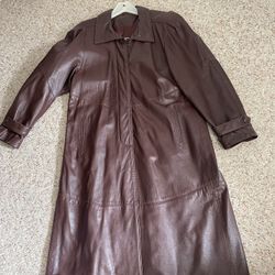 Leather Coat- Full Length