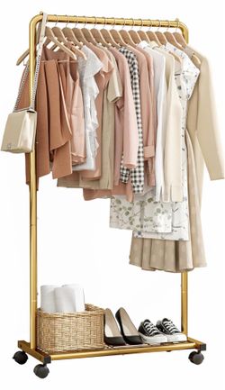 Gold Garment Racks (New)