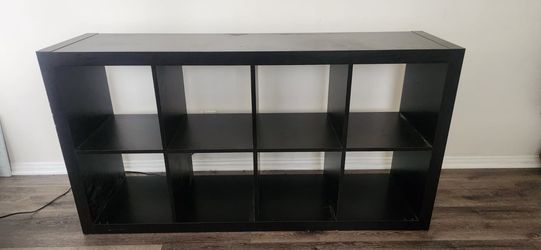 Dark Brown 8 cube book case
