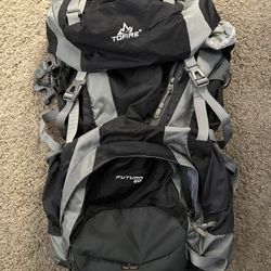 TOFINE FUTURA 40 L Backpack - Black/Grey - with rain cover