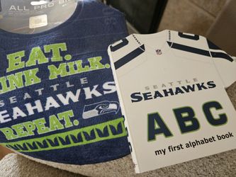 Seahawks BABY Items Bib, Book