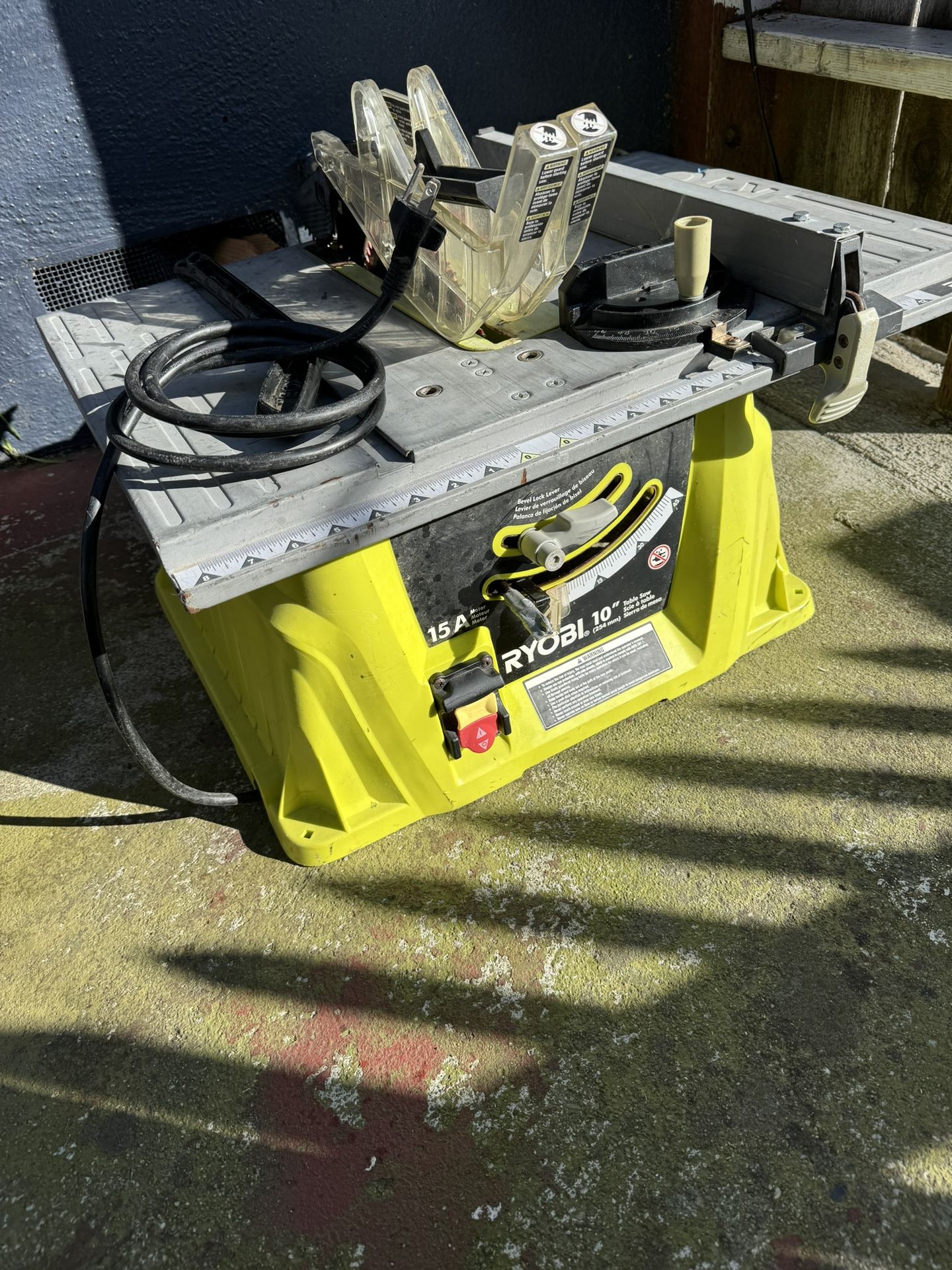 Ryobi Table Saw 10”