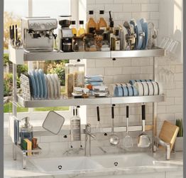 Over sink dish rack