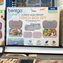BENTOGO CHILL 2 PACK LEAK PROOF LUNCH BOX SET 