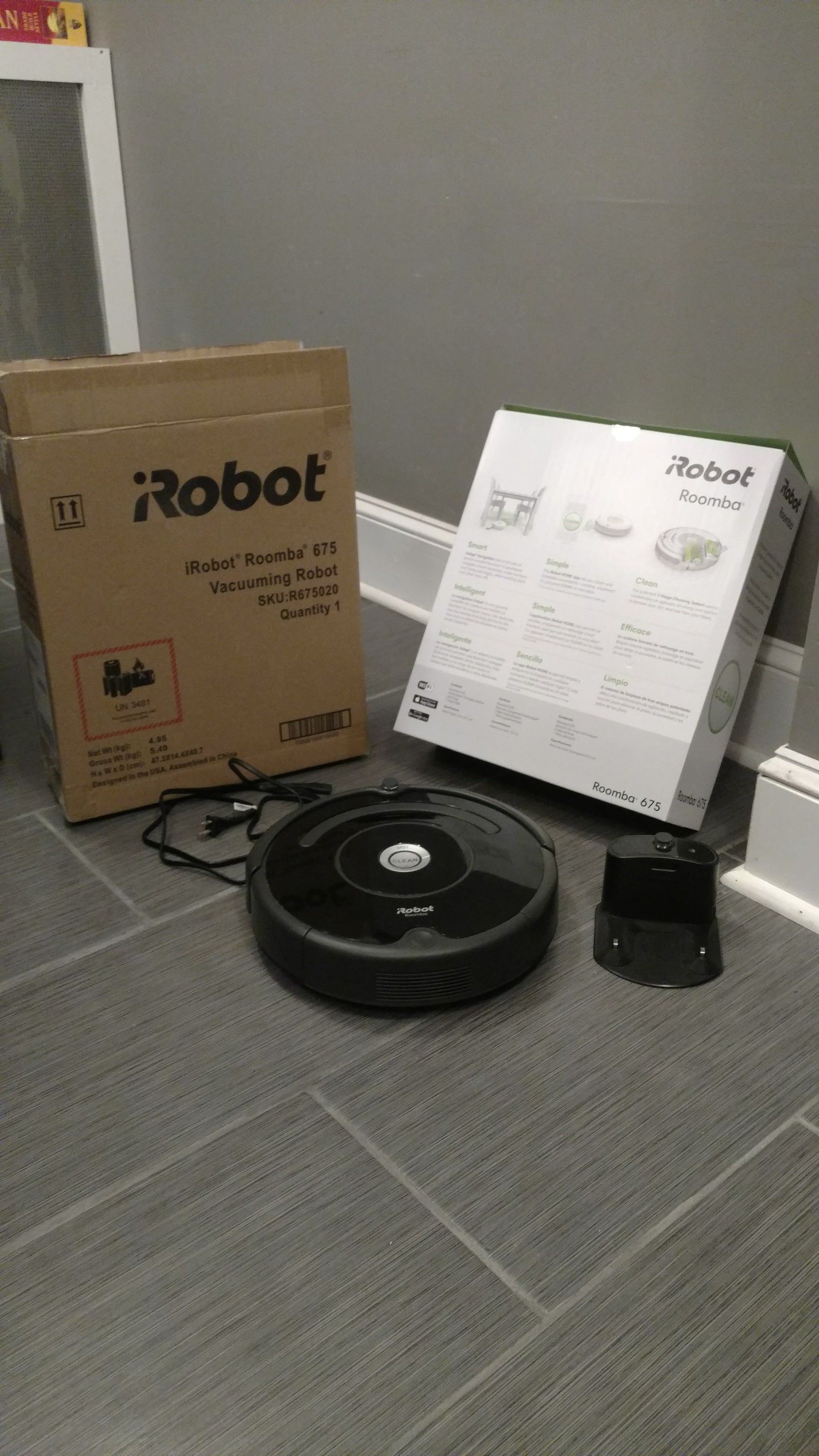 IRobot Roomba 675 wifi compatible