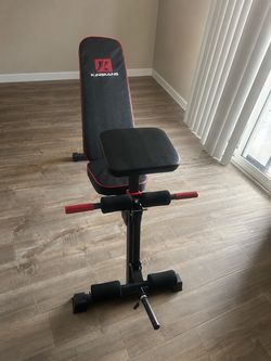 Exercise Bench with Leg Extension/Preacher Curl