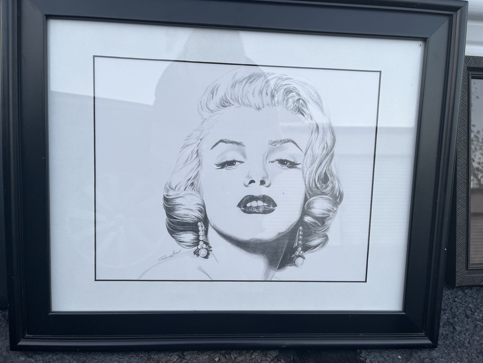 Drawn Portrait Of Marilyn Monroe