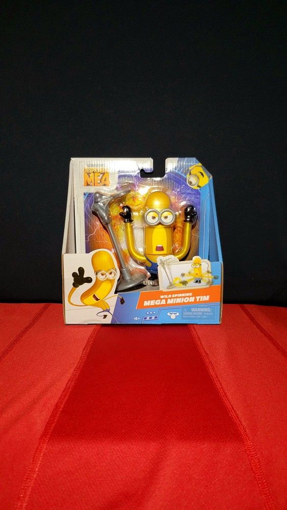 💛Despicable Me 4 Wild Spinning Mega Minion Tim Toy with microphone  🎤 