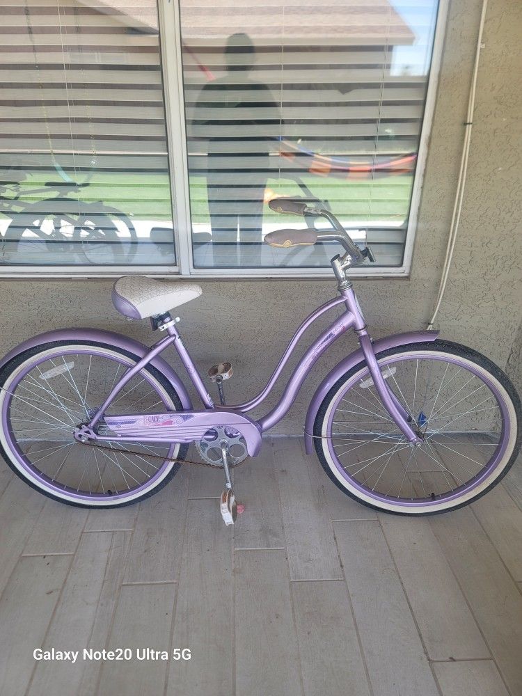 Bike Good Condition Purple 24 Inches