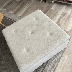 Gray Ottoman 
