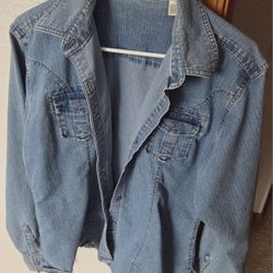 Button Up Jean Shirt
