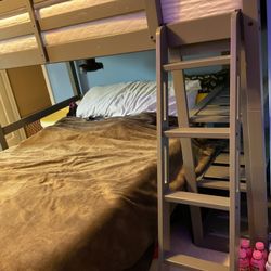 Twin Loft Bed With Bookshelf