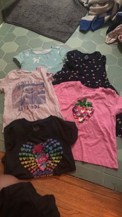 Girls 7/8 (medium) bag + jean jacket