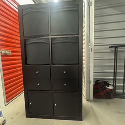 Large Storage Cabinet With Drawers 